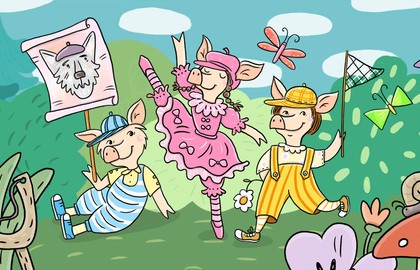 Три поросенка