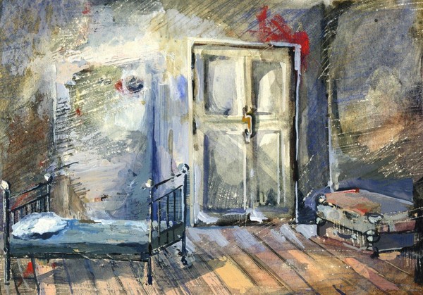 История экспоната «Картина М.А. Масакова «Дом без крыльца»