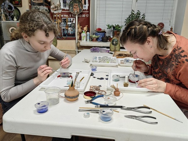 Мастер-класс «Создание украшения из горячей эмали на меди»