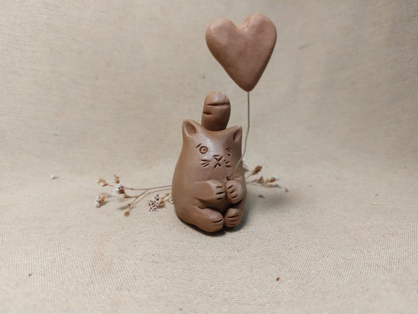 Мастер-класс по лепке из глины «Кошки с нами навсегда!»