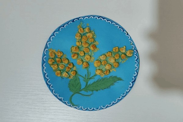 Мастер-класс «Веточка Мимозы»