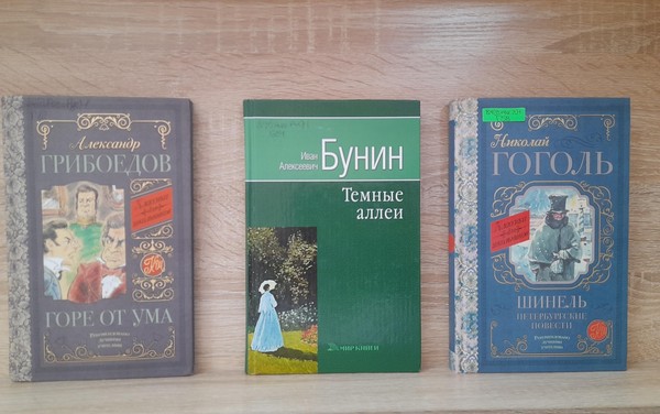 Книжно – иллюстративная выставка «Великие имена русской литературы»