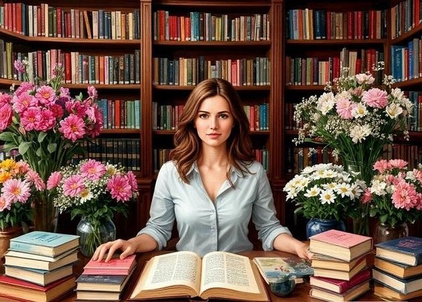 Выставка-обзор «Женская судьба за книжным переплетом»