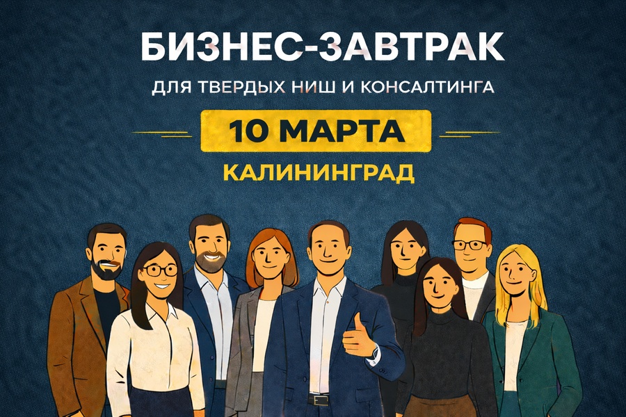 Бизнес завтрак для твердых ниш и консалтинга