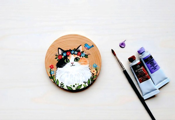 Мастер-класс «Роспись магнитиков»