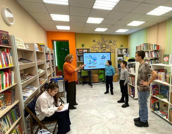 Экскурсия в библиотеку «Здравствуй, Книга!»