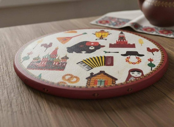 Мастер-класс «Подставка под горячее в народном стиле»