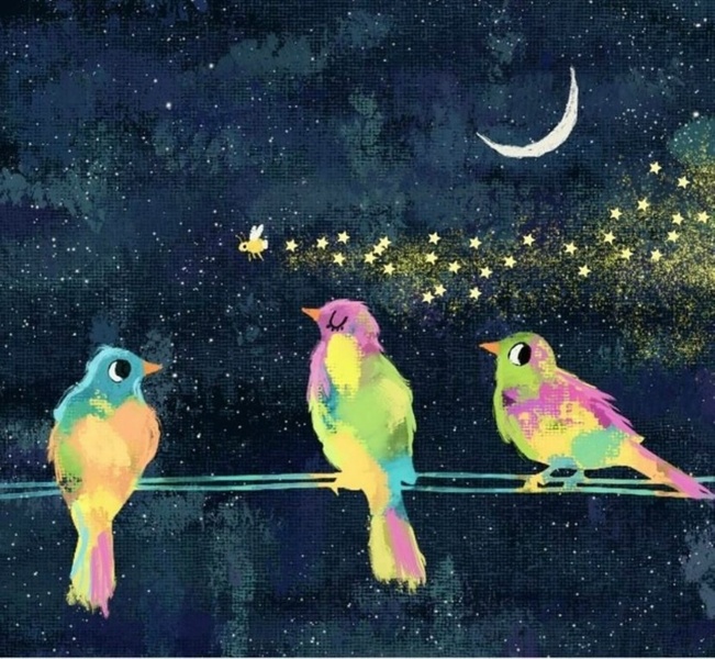 12.03 в 18.30 Мастер-класс по светящимся в темноте картинам, акрил + светящиеся краски.