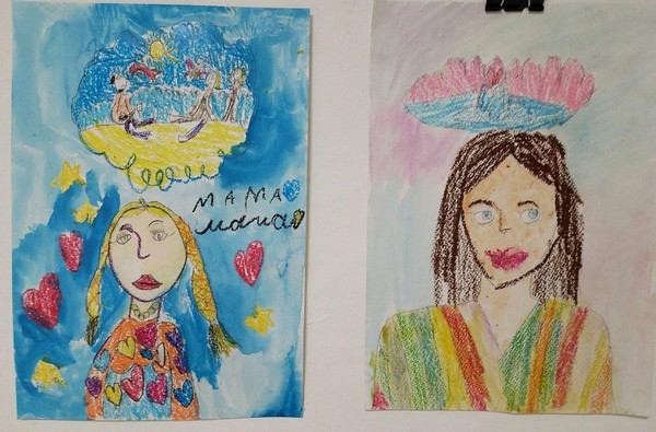 Выставка рисунков учащихся «Весна. 8 марта»