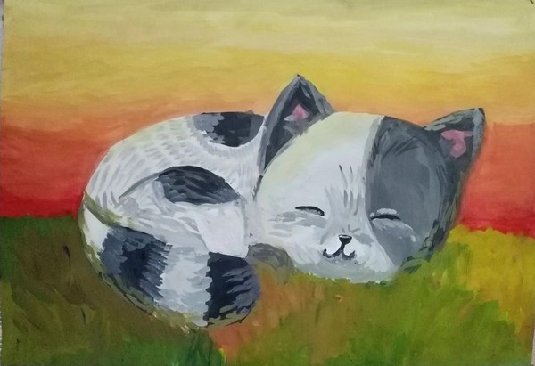 Выставка рисунков учащихся «Мартовский кот»