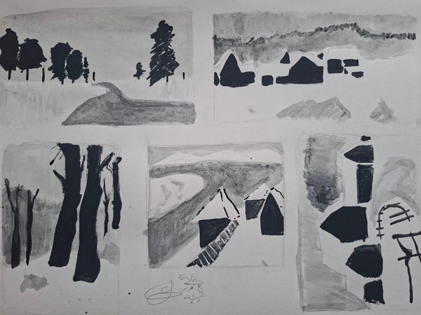 Виртуальная выставка «Эскиз: мотивы природы»