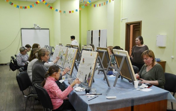 Мастер-класс по батику