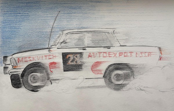 Курс рисования «Образы техники» в павильоне КНИГИ