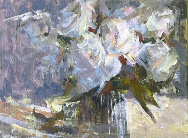 Мастер-класс по живописи «Весенние цветы»