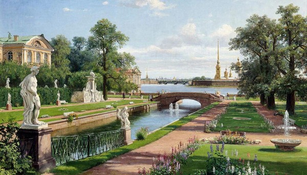 Интерактивный урок «История возникновения: летний сад»