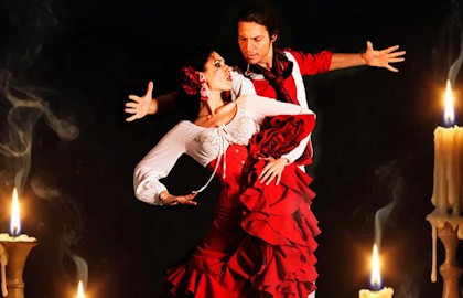 Tablao Flamenco при свечах