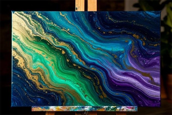 Мастер-класс «Флюид-арт: химия цвета»