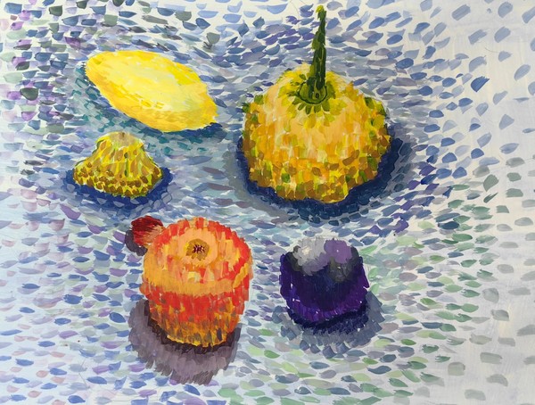 Выставка живописных работ «Этюд фруктов и овощей»