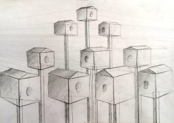 Виртуальная выставка «Реальность карандашом»