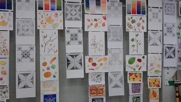 Выставка творческих работ по композиции