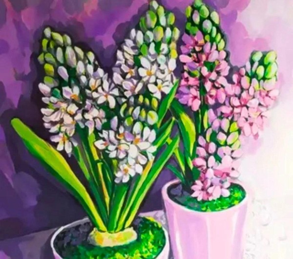 Мастер–класс «Гиацинты»
