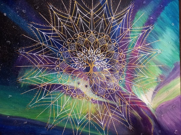 Выставка «Вселенная» пермской художницы Лиды Маклаковой в технике «мандалы»