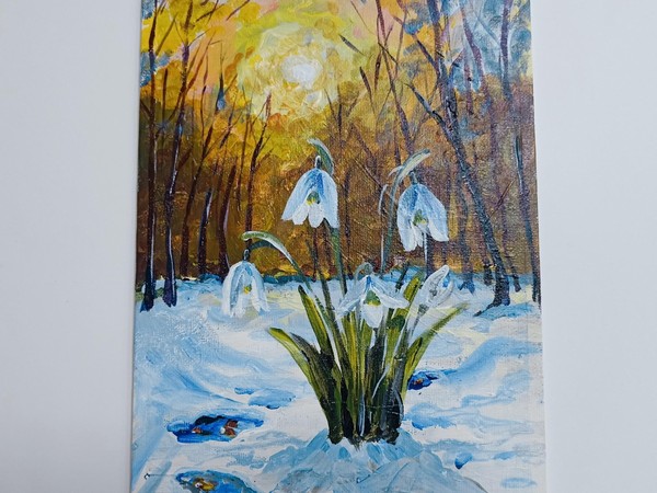 Образовательный урок «Весенний пейзаж»