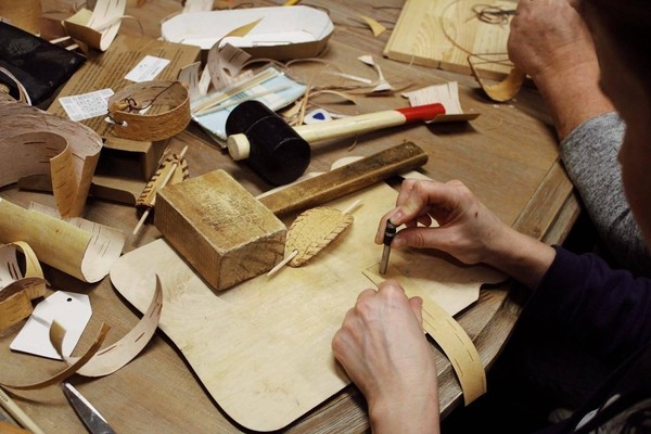 Профориентационное занятие «Профессия мастер по художественной обработке бересты»