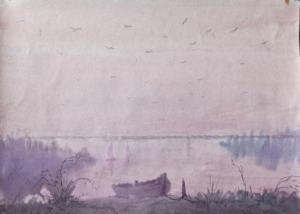 Мастер-класс «Туманный пейзаж акварелью: создаем атмосферу умиротворения»