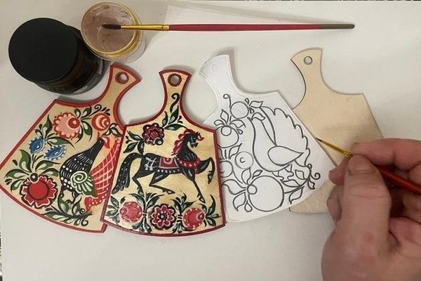 Мастер-класс «Народное искусство России: мастерство городецкой росписи»