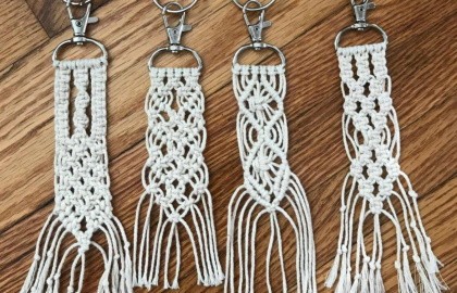 Плетение аксессуаров в технике макраме