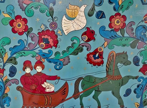 Мастер-класс по росписи «Птицы и лошадки»