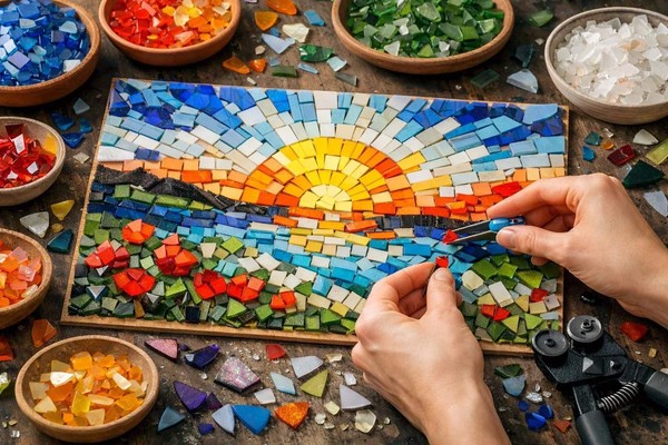 Мастер-класс «Чудо из осколков»