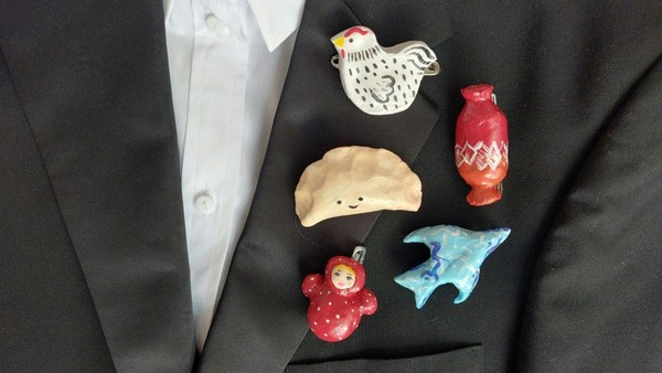 Мастер-класс «Значок из глины»