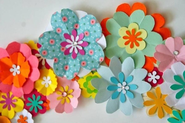 Мастер-класс по аппликации «Весенний букет»