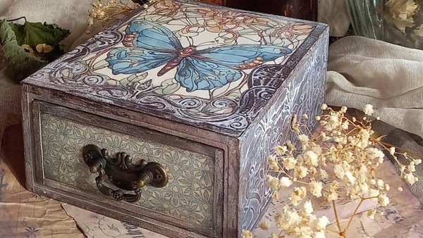 Мастер-класс «Волшебство на деревянной шкатулке»