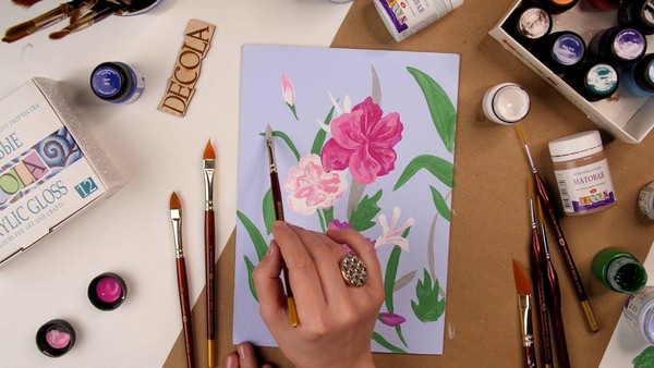 Мастер-класс «Весенний букет»