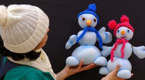 Снеговички и солнышко