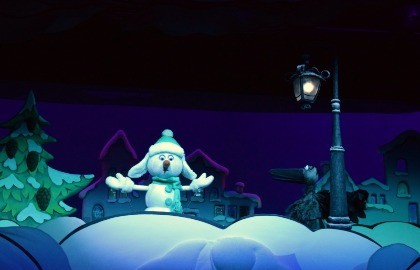 Снеговик и солнышко