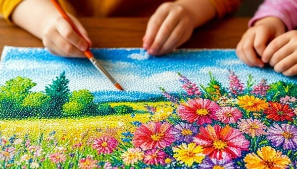 Интерактивное занятие «Точки и мазочки. Импрессионизм»