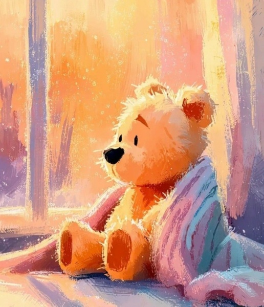 21.03 в 14.00 Мастер-класс для детей "Медвежонок", акрил.