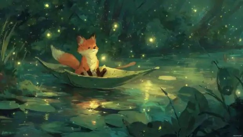 21.03 в 16.00 Мастер-класс "Лиса", акрил + светящиеся краски.