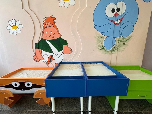 Занятие кружка «Песочная радость»