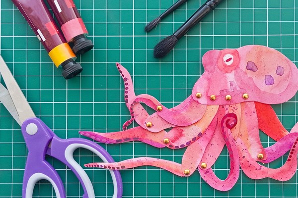 Мастер-класс «Бумажный осьминог»