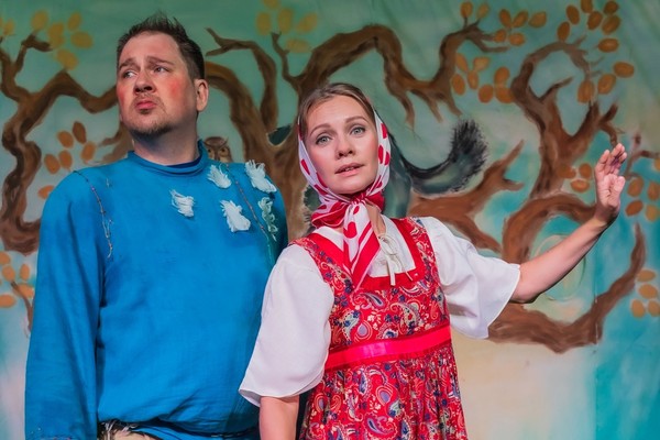 Баба Яга, Иван и Леший