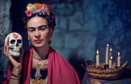 Калавера в стиле Фриды