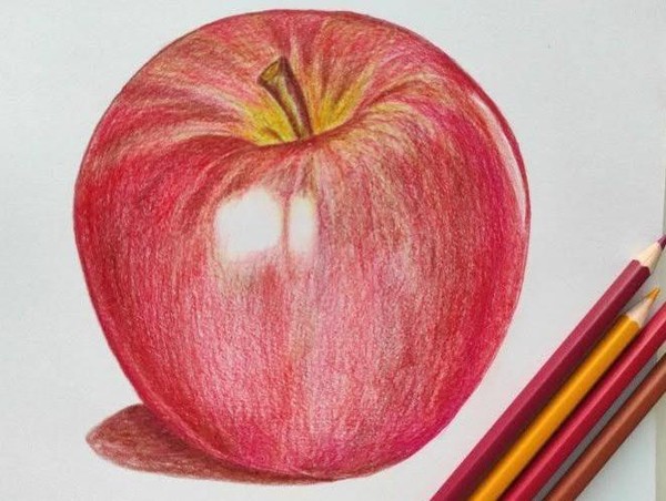 Мастер-класс по рисованию яблока