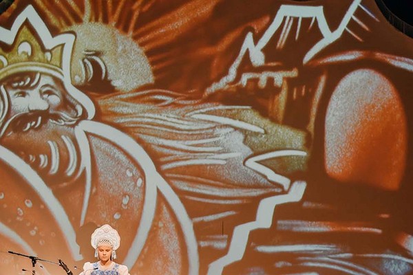 Музыкальная сказка с песочной анимацией. Сказка о царе Салтане