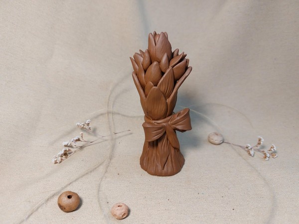 Мастер-класс по лепке из глины «Букет тюльпанов»