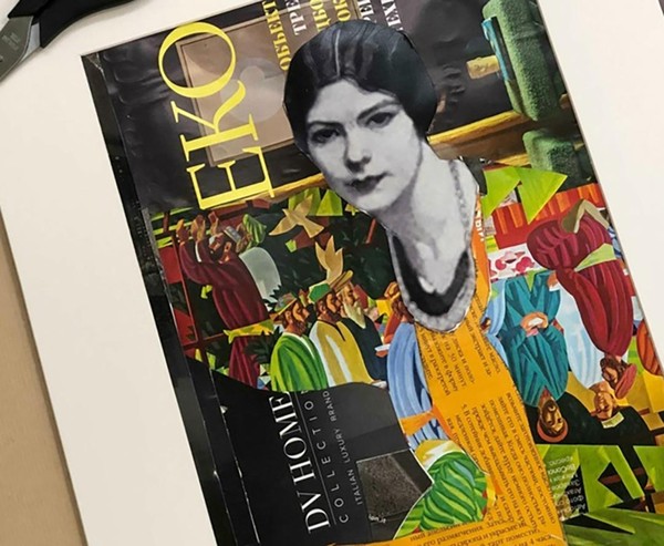 Музейное занятие «Коллаж по работе Е. А. Киселевой «Маруся»